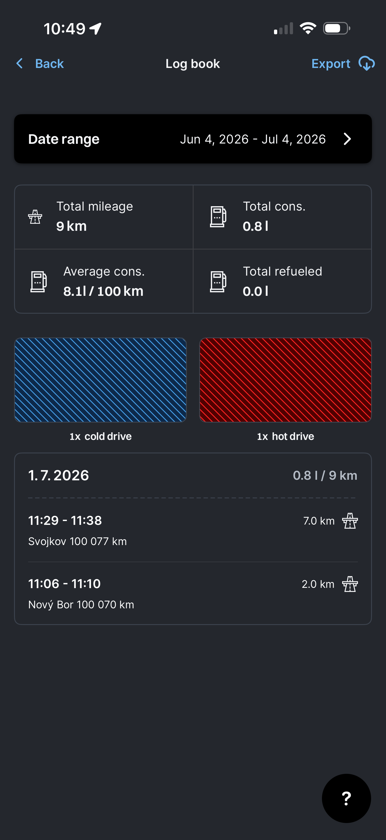 VDD app screenshot 2: Remote controls