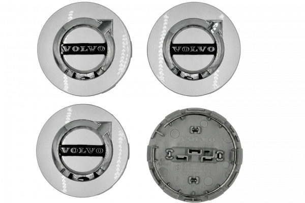 Hub Cap Kit Silver Volvo 31454233 - Genuine