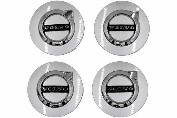 Hub Cap Kit Silver Volvo 31454233 - Genuine