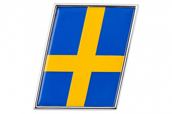 Swedish flag trunk sticker
