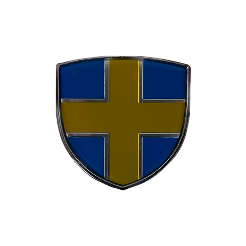 Swedish flag badge sticker