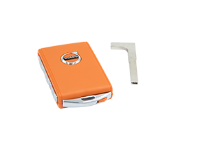 Volvo ignition key SPA/CMA - ORANGE & SILVER