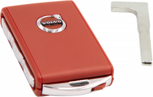 Volvo ignition key SPA/CMA - RED