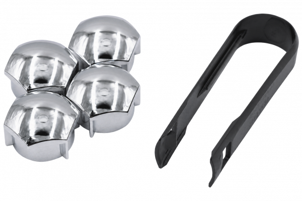 Protective cover Locking wheel bolts chromed - Volvo 31439229