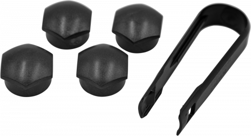 Protective cover Locking wheel bolts black - Volvo 31664348