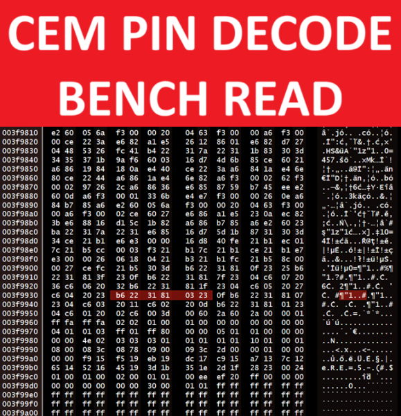 CEM PIN Decode - P2 and P1 MY99-2014