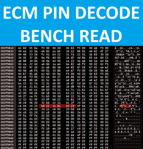ECM PIN Decode EDC17CP22 and EDC17CP48