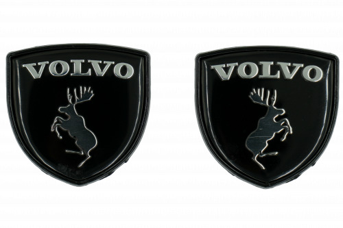 Prancing moose trunk sticker - black