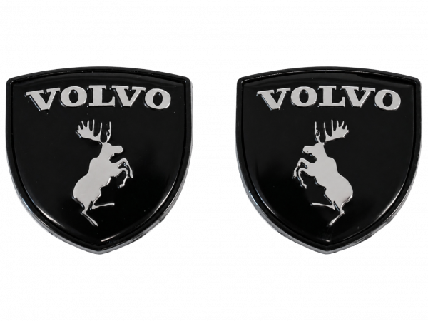 Car emblem / sticker – Prancing Moose (black)