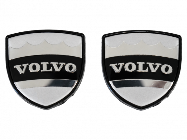 Volvo emblem / car sticker – shield design (black)