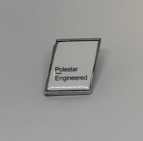 Polestar Engineered trunk sticker - white - silver