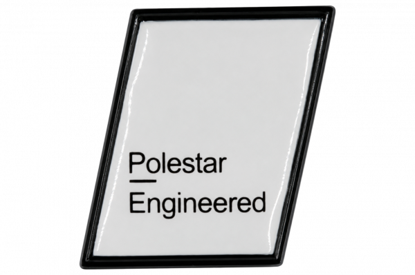 Polestar Engineered trunk sticker - white - black
