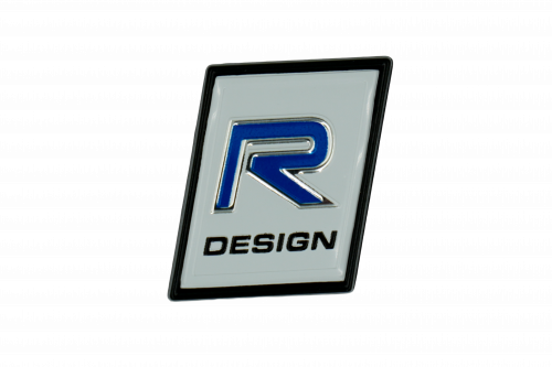 R-design trunk sticker - white - black