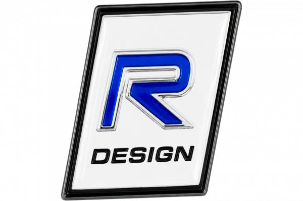 R-design trunk sticker - white - black
