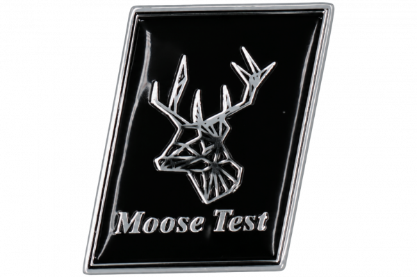 Moose Test - trunk sticker - silver