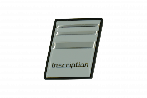 Inscription - trunk sticker - white - black