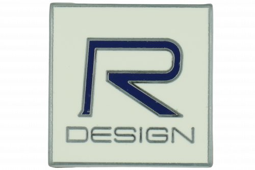 R-Design trunk sticker - silver