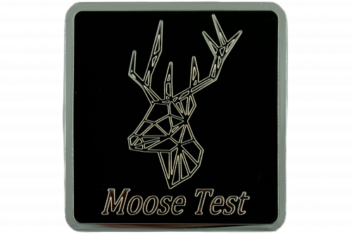 Moose Test trunk sticker - big