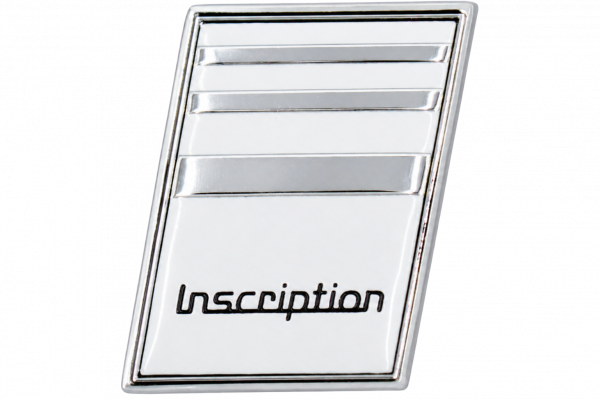 Inscription - trunk sticker - white - silver