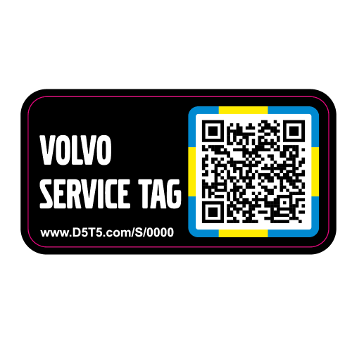 Volvo Service tag