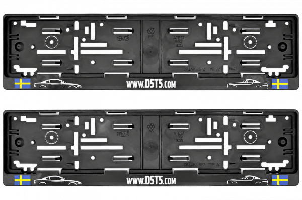 License plate frames D5T5.com – set of 2