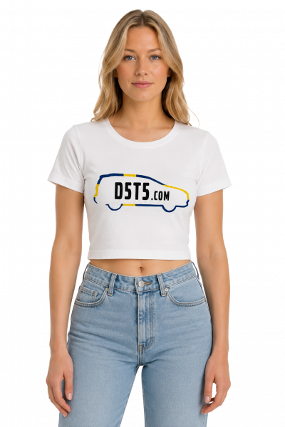 Crop Top D5T5 - bílá