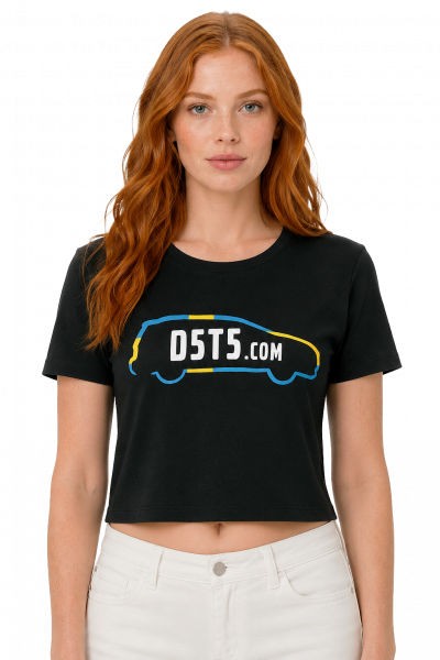 Crop Top D5T5 - černá