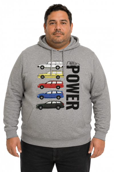 Mikina Volvo Wagon POWER - Šedivá