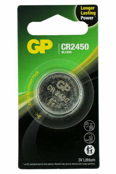 Remote control battery CR2450