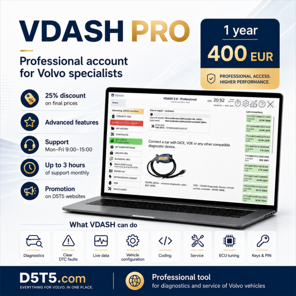 VDASH Professional - 1 Year License
