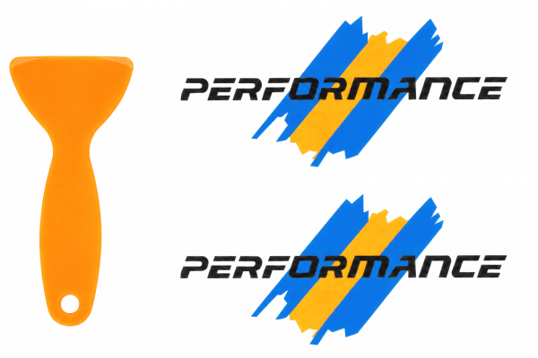2 Pcs Sweden Flag Stripe Performance Vinyl Stickers