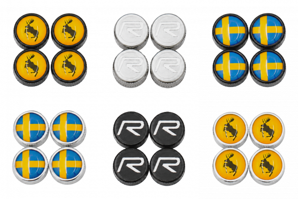 Aluminum valve caps