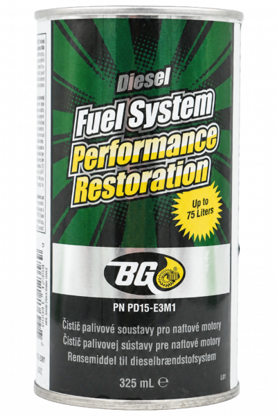 BG PD15 DIESEL FUEL SYSTEM PERFORMANCE RESTORATION